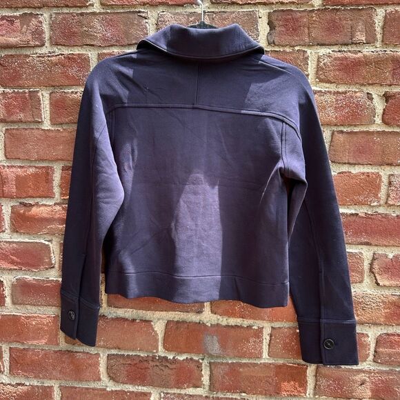 VINCE $345 Cotton Blend Chore Jacket Coastal BLUE womens XXS NEW - Picture 3 of 8